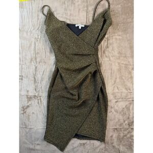 charlotte russe olive green dress Charlotte Russe Olive Green Halter Maxi Dress Open Back Sumersquad 3D1649 NWT M